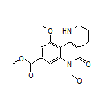 Methyl 10-Ethoxy-6-(methoxymethyl)-5-oxo-1,2,3,4,5,6-hexahydrobenzo[h][1,6]naphthyridine-8-carboxylate