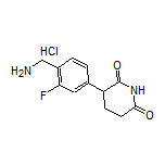 3-[4-(Aminomethyl)-3-fluorophenyl]piperidine-2,6-dione Hydrochloride