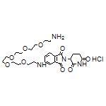 5-[(17-Amino-3,6,9,12,15-pentaoxaheptadecyl)amino]-2-(2,6-dioxopiperidin-3-yl)isoindoline-1,3-dione Hydrochloride