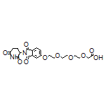 2-[2-[2-[2-[[2-(2,6-Dioxopiperidin-3-yl)-1,3-dioxoisoindolin-5-yl]oxy]ethoxy]ethoxy]ethoxy]acetic Acid