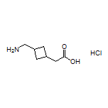 2-[3-(Aminomethyl)cyclobutyl]acetic Acid Hydrochloride