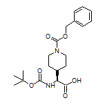 (S)-2-(Boc-amino)-2-(1-Cbz-4-piperidyl)acetic Acid