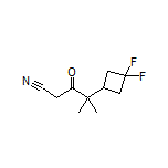 4-(3,3-Difluorocyclobutyl)-4-methyl-3-oxopentanenitrile