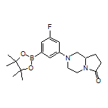 3-Fluoro-5-[6-oxohexahydropyrrolo[1,2-a]pyrazin-2(1H)-yl]phenylboronic Acid Pinacol Ester