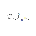 2-Cyclobutyl-N-methoxy-N-methylacetamide