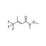 (E)-4,4,4-Trifluoro-N-methoxy-N,3-dimethyl-2-butenamide