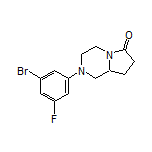 2-(3-Bromo-5-fluorophenyl)hexahydropyrrolo[1,2-a]pyrazine-6(2H)-one