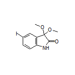 5-iodo-3,3-dimethoxyindolin-2-one