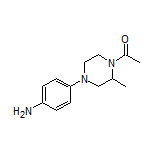 1-[4-(4-Aminophenyl)-2-methylpiperazin-1-yl]ethanone