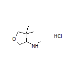 N,4,4-Trimethyltetrahydrofuran-3-amine Hydrochloride