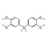 Bis(3,4-dimethoxyphenyl)dimethylsilane