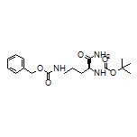 (S)-2-(Boc-amino)-5-(Cbz-amino)pentanamide