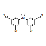 5,5’-(Dimethylsilanediyl)bis(3-bromobenzonitrile)