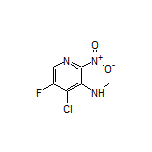 4-Chloro-5-fluoro-N-methyl-2-nitropyridin-3-amine
