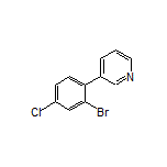 3-(2-Bromo-4-chlorophenyl)pyridine