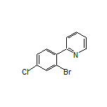 2-(2-Bromo-4-chlorophenyl)pyridine