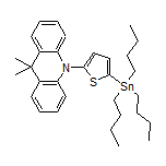 9,9-Dimethyl-10-[5-(tributylstannyl)thiophen-2-yl]-9,10-dihydroacridine