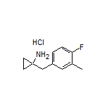 1-(4-Fluoro-3-methylbenzyl)cyclopropanamine Hydrochloride