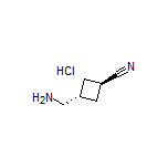 trans-3-(Aminomethyl)cyclobutanecarbonitrile Hydrochloride