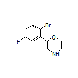 2-(2-Bromo-5-fluorophenyl)morpholine