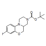 3-Boc-8-iodo-1,2,3,4,4a,5-hexahydrobenzo[b]pyrazino[1,2-d][1,4]oxazine