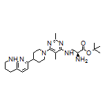 tert-Butyl (S)-2-Amino-3-[[2,5-dimethyl-6-[4-(5,6,7,8-tetrahydro-1,8-naphthyridin-2-yl)-1-piperidyl]-4-pyrimidinyl]amino]propanoate