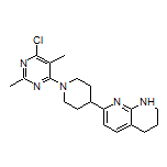 7-[1-(6-Chloro-2,5-dimethyl-4-pyrimidinyl)-4-piperidyl]-1,2,3,4-tetrahydro-1,8-naphthyridine