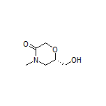 (S)-6-(Hydroxymethyl)-4-methylmorpholin-3-one