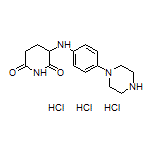 3-((4-(Piperazin-1-yl)phenyl)amino)piperidine-2,6-dione Trihydrochloride