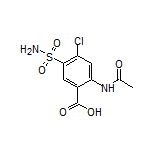 2-Acetamido-4-chloro-5-sulfamoylbenzoic Acid