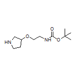 tert-Butyl (2-(Pyrrolidin-3-yloxy)ethyl)carbamate