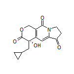(S)-4-(Cyclopropylmethyl)-4-hydroxy-7,8-dihydro-1H-pyrano[3,4-f]indolizine-3,6,10(4H)-trione