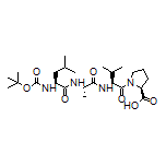 Boc-L-leucyl-L-alanyl-L-valyl-L-proline