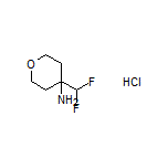 4-(Difluoromethyl)oxan-4-amine Hydrochloride
