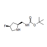 tert-Butyl (((2S,4S)-4-Fluoropyrrolidin-2-yl)methyl)carbamate
