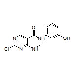 2-Chloro-N-(3-hydroxyphenyl)-4-(methylamino)pyrimidine-5-carboxamide