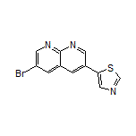 5-(6-Bromo-1,8-naphthyridin-3-yl)thiazole