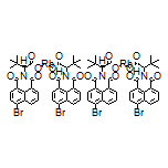 Tetrakis[4-bromo-N-1,8-napthoyl-(R)-leucinato]dirhodium