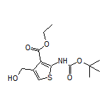 Ethyl 2-(Boc-amino)-4-(hydroxymethyl)thiophene-3-carboxylate