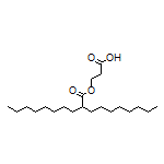3-((2-Octyldecanoyl)oxy)propanoic Acid