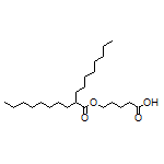 5-((2-Octyldecanoyl)oxy)pentanoic Acid