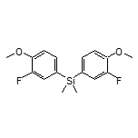 bis(3-fluoro-4-methoxyphenyl)dimethylsilane