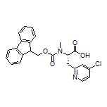 (S)-2-(Fmoc(methyl)amino)-3-(4-chloropyridin-2-yl)propanoic Acid