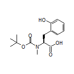 (S)-2-(Fmoc(methyl)amino)-3-(2-hydroxyphenyl)propanoic Acid