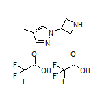 1-(Azetidin-3-yl)-4-methyl-1H-pyrazole Bis(2,2,2-trifluoroacetate)