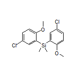 Bis(5-chloro-2-methoxyphenyl)dimethylsilane