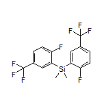Bis[2-fluoro-5-(trifluoromethyl)phenyl]dimethylsilane