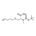 (R)-2-(Boc(methyl)amino)-3-(pent-4-en-1-yloxy)propanoic Acid