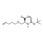 (S)-2-(Boc(methyl)amino)-3-(pent-4-en-1-yloxy)propanoic Acid