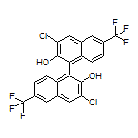 3,3’-Dichloro-6,6’-bis(trifluoromethyl)-[1,1’-binaphthalene]-2,2’-diol